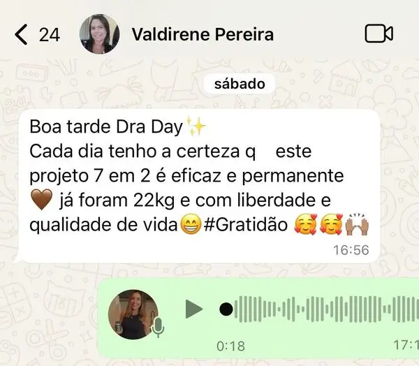 Depoimento de aluna do Projeto 7em2